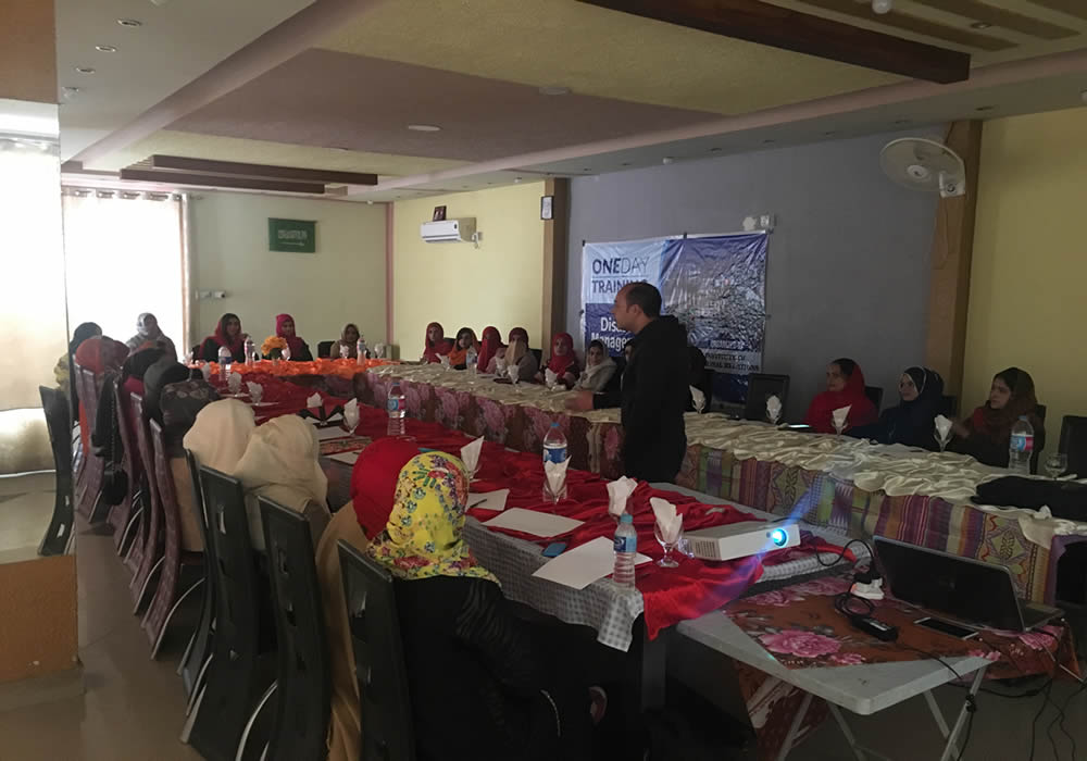 Disaster Risk Reduction Training for the students of WUB, Bagh, AJK