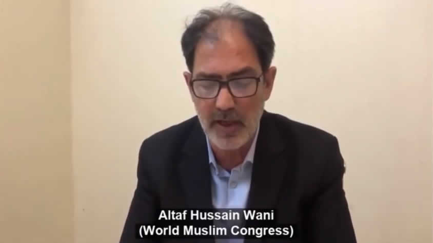 Intervention by Mr. Altaf Hussain Wani, Agenda Item 3, on behalf of World Muslim Congress, 46 Session of UNHRC. Held at Geneva from Feb 23 to March 23, 21