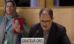 Altaf Hussain Wani chairman KIIR, permanent representative World Muslim Congress to United Nations Geneva Taling part General debate on item 4, HRC 43, March 11, 2020