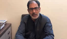 Altaf Hussain Wani talking on the intimidation Reprisals against human rights defenders in Indian occupied Kashmir