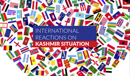 INTERNATIONAL REACTIONS ON KASHMIR SITUATION